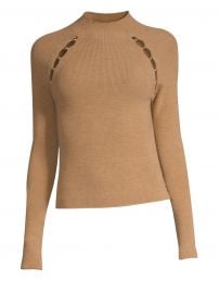 Alice   Olivia - Jennifer Wool Mockneck Top at Saks Fifth Avenue